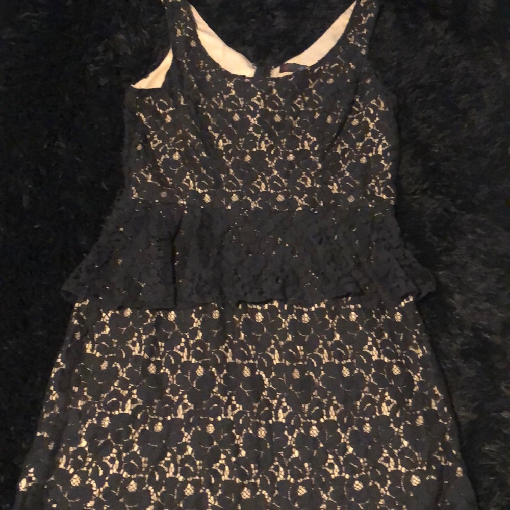 Black and Tan bodycon dress